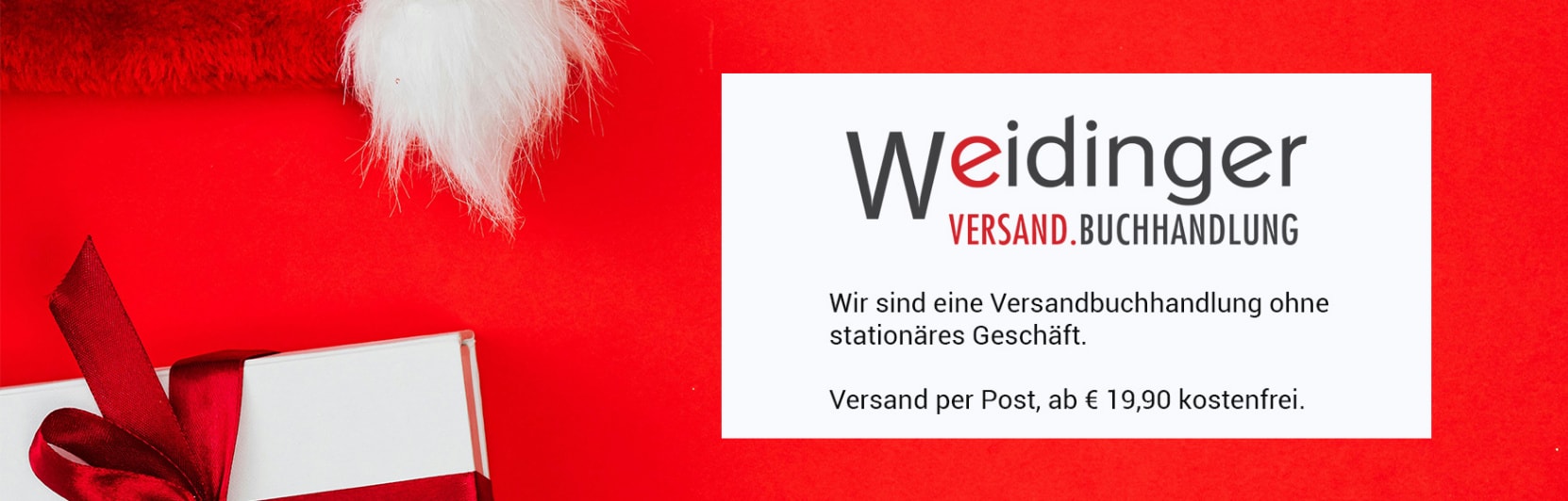 Wir sind eine Versandbuchhandlung